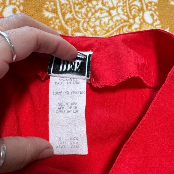 DEE CALIFORNIA Vintage Women’s Jumpsuit 7/8 Elastic Waist 80s style disco - Picture 8 of 15